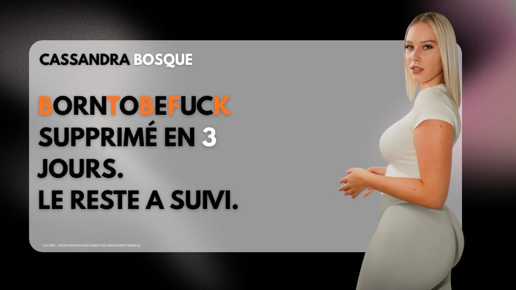Supprimé en 3 jours. Le reste a suivi.